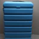 COOLIFE Luggage 4 Piece Set Suitcase Spinner Hardshell Lightweight TSA Lock (Family Set-Sky Blue)