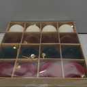 16 Pcs Velvet Christmas Tree Ornament Set - 3.15-Inch Flocked Shatterproof Christmas Balls, Bulk Hanging Xmas Baubles for Holiday Parties, Weddings & Home Decoration (Deep Red, Green, Brown, Beige)