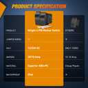 Nilight 2 Pack Momentary Rocker Switches 6 Pin Waterproof (ON)-Off-(ON) DPDT Toggle Switch 20A/12V 10A/24V with Jumper Wires Set for Cars Trucks Boats ATVs UTVs RVs