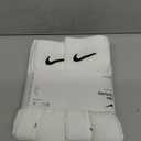 Nike Unisex Everyday Cushioned Training Crew Socks (6 Pairs), White/Black, Medium 