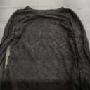 MakeMeChic Women's Lace Bell Sleeve T Shirt Crew Neck Textured Vintage Tee Tops (XS)