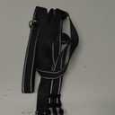 Maiiu Reflective Dog Collar with Safety Locking Buckle, Adjustable Soft Breathable Nylon Collars for Small, Medium and Large Dogs(Collar+Leash M Black)