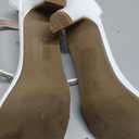 Dufannie Girls High Heels Sandals Girls Dress Shoes Rhinestone Open Toe Ankle Strap Kids Pumps Sandals Flower Wedding Church Party Dance for Little Big Kid