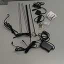 JUSJUBR Black LED Shelf Lights, Display Cabinet Lights with Memory Function, 4 Pack x12 Inch Display Lights for Shelves, LED Lights for Display Cases/Pantry/Closet, Natural White 4000K