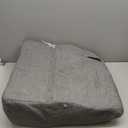 Leg Pillow Elevation Blood Circulation, Leg Wedge for Elevation for Swelling, Leg Elevating Pillow for After Surgery, Memory Foam Foot Knee Pillow for Back Sleeping 24228 Inch Dark Grey