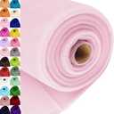 Baby Pink Tulle Fabric Roll Spool Bolt (54 Inch by 40 Yards) Large Tulle Wedding Party Decoration, Tutu Skirt, Table Runner, Gift Wrapping, Bridal Shower, Soft & Drape (Light Pink)