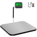 Shipping Scale, 440 lbs/10g Highly Accurate Postal Scale with Hold/Tare/Pcs, Digital Postage Scale with LCD Display for Packages/Luggage/Post Office/Dog, Battery & USB Cable Included