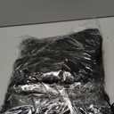 Ankirol 100pcs Sheer Organza Favor Bags 8 X 12 Large Organza Drawstring Bags (black)