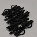 AMKUFO Closet Organizers and Storage 20 Pack Hanger Organizer Magic Hangers Space Saving Hanging Plastic for Heavy Clothes, Dorm Room Bedroom Home RV Car Camper Organization Essentials (Black)