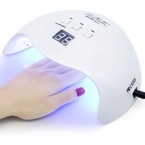 Gel UV LED Nail Polish Lamp, LKE Nail Dryer 40W LED Light with 3 Timers Professional for Nail Art Tools Accessories White