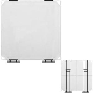 SmoothNovelty 1 Set Quilt Design Wall 54" L x 54" w Flannel Quilters Design Board with Stand Vertical Display Portable Quilting Wall Panel Hold Fabric for Quilting Sewing Supplies Craft Sew Display
