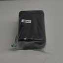 Compost Bin Kitchen, Includes 100 Trash Bags, Hanging Trash Can with Lid, Features Pet-Proof, Odor-Proof, and Quiet Opening/Closing. Suitable for Bathrooms/Bedrooms/Offices (Black, 1.3Gal/5L)