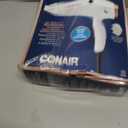 Conair Double Ceramic Hair Dryer with Diffuser | Blow Dryer with Ionic Conditioning | Includes Diffuser and Concentrator White