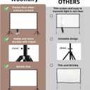 Wootfairy 180inch Outdoor Projector Screen with Stand Portable Wrinkle-Free