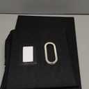 Portable File Organizer Box with Lid, Filing Box with Handle, Multi-Label Slots, Perfect for Office/Home/Decor (Black)