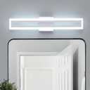 24 Inch Bathroom Vanity Lights, 6000K Daylight LED Wall Sconce for Bathroom, Bedroom, 20W Modern Lighting Fixture, Brushed Nickel Finish