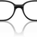 Ray-Ban Kids' Ry1632f Low Bridge Fit Round Prescription Eyewear Frames (Black on Rubber Red/Demo Lens)