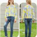 Girls Tie Dye Shirts Kids Long Sleeve Crewneck Sweatshirts Colorful Pullover Tops 7-12 Years