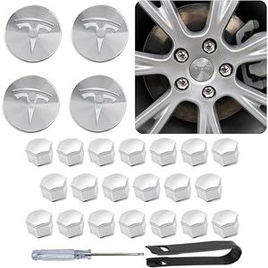 NEW IN BOX* Tesla Model Y 19" Gemini Wheel Cap Kit 1588816-00-A