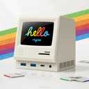 RayCue 128K SE Docking Station Triple Monitor, Digital Clock/Photo Frame,13-in-1 USBC Dock Triple 4K Display for MacBook Windows, 3 HDMI, USB C Data, Ethernet, Audio, 5 USBA Ports, 45W Power Adapter (White)