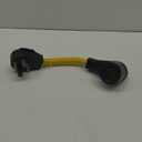 NEMA 14-30P to 14-50R ETL Listed 120V/240V 30 Amp 4 Prong Male Plug to 50 Amp 4 Prong Female Outlet Receptacle Generator Welder Dryer EV Charger Compatible with Tesla RV Power Cord Adapter