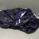 Navy Blue Fitted Tablecloth with Elastic Edged, Round Table Cloth for Dining Table, Modern Pure Navy Blue Waterproof Oil Proof Table Cover for Indoor Outdoor 36"-44", 4 pack