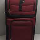 Travel Select Amsterdam Expandable Softside Rolling Upright Luggage, Burgundy, 4 Piece Set