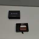 V-MORO Compatible with Airpods Pro 3 Case Cover Vegan Leather AirPod Pro 3rd Generation(2025) Case Men [Front LED Visible] PC+Leather Luxury Shockproof Protective Covers Ear Skin Dark Brown