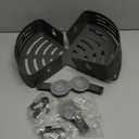 Voldra Corner Shower Caddy Suction Cup, 2 Pack Corner Shower Shelves No Drilling, Aluminum Upgrade Suction Cup Shower Organizer with Towel Bar & Hooks Removable Bathroom Storage Rack(Gray)