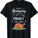 Thanksgiving Turkey Holiday Feast Harvest Blessing Gift Idea T-Shirt S