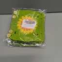 5 x INEBIZ Crochet Steering Wheel Cover Boho Sunflower Granny Squares Pattern Green Car Decor Cute Accessories for Women