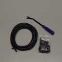 AUCELI Windshield Washer Hose Kit 22 Pcs Set, 4M Washer Fluid Hose, 6 Pcs Hose Connectors, 2 Fan Nozzles, Connect Car Water Pump and Nozzles Suitable for Most Car Windshield Fluid Tubing