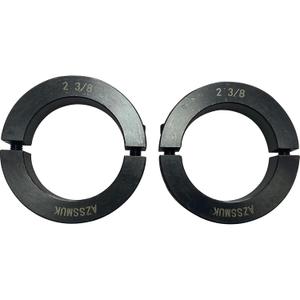 Shaft Collar Bore 2-3/8'' Double Split Black Oxide Set Screw Durable Shaft Collars Suitable for Machinery and Industrial Use 2 Pieces (2-3/8'')