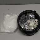 33 Pcs Disco Halloween Decorations DIY Bubbling Cauldron Kit with LED Lights Halloween Spooky Indoor Disco Balls Spiders Skulls Large Witch Bowl with Cotton for Home Kitchen Party Table Decorations