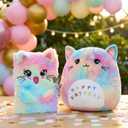 Niskite 8 Year Old Girl Birthday Gift: 8th Birthday Gift Set for Girls | Fuzzy Cat Diary with Lock, Bday Tumbler & Headband - Unique Basket Present for Daughter Granddaughter Niece