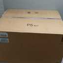 Dog Car Seat for Small/Medium Dogs Under 40 lbs - Elevated Pet Seat with Safety Belt, Non-Slip Base, and Storage Pockets for Car Travel (Navy, 30 x 20.5 inch)