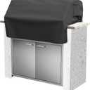 37 Inch Built-in Grill Cover for Coyote DCS Jenn-Air KitchenAid, and Lynx, 600D Heavy Duty Waterproof & Windproof Island Grill Top Cover, 38" W x 28" D x 24" H