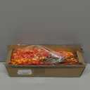 Satefello Artificial Fall Flowers for Outdoors, 10 Bundles Faux Flower UV Resistant Fall Fake Mums Plants for Outside Halloween Christmas Porch Decoration Fall Decor(Orange(Eucalyptus))