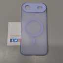 JETech Matte Case for iPhone Air Compatible with MagSafe, Camera Lens Full Protection, Shockproof Translucent Frosted TPU Soft Phone Cover, Anti-Fingerprint, 6.5-Inch Display (Blue)