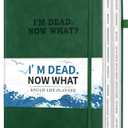 I'm Dead Now What Planner, Estate Planning Organizer with Tabs, Death Planner Organizer for Senior, Important Info for Final Arrangements, Beneficiary & Last Wishes with Large Print, 7.5"x10.4", Green