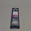 Philips Sonicare G3 Two-in-One - Genuine Replacement Electric Toothbrush Heads, Black, 4 Pack One Year Supply, HX9054/95