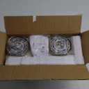 Brass Pendant Lights Kitchen Island,Modern Farmhouse Clear Glass Pendant Light,Gold Light Fixture Kitchen Pendant Mini Hanging Light Fixture for Sink (Brass 2 Pack stem Rod)