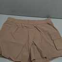 G4Free Womens Shorts Casual Summer Running Tennis Skorts with Pockets Elastic High Waist Golf Athletic Lounge Skirt Hiking (Cocoa Beige,XXL)