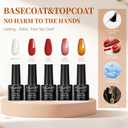 NAIL POLISH KIT with U V Lamp and Drill Starter Kit 36 Colors Gel Nail Polish Nail Art Gel Manicure Kit