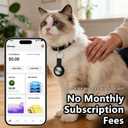 Smart GPS Tracker for Dogs|mini Easy to use Cat GPS Tracker|Waterproof and Drop-Proof|Real-time GPS Tracker Smart Alarm pet Tracker|Extra Long Battery Life of 730 Day|No Subscription (Android & iOS)