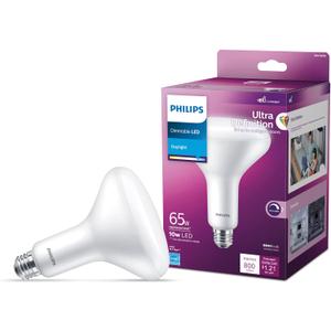 BR40 Ultra Definition Frosted Dimmable LED Light Bulbs - Flicker Free 65w Light Bulbs with EyeComfort Technology - Daylight 5000K Lightbulb - 800 Lumen - E26 Base - 1 Pack