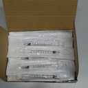 50 Pack 1mL Luer Lock Syringe without Needle 1cc Small Plastic Sterile Syringes Individually Wrapped