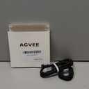 AGVEE 2 Pack 3.3ft Charger Cable for Garmin Watch, L-Shape Braided Charging Cord for Fenix, Forerunner, Vivoactive, Instinct, Venu, Tactix, Approach, D2, Quatix Series, Dark Gray