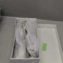 GRACESTRIDE Women’s Flip-Flops Kitten Heels Thong Sandals For Women Square Toe Slip On Fashion Summer Dress Sandals(8,Black)