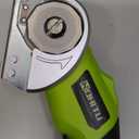 Cordless Electric Scissors: 4V Rechargeable Rotary Cardboard Cutter, 3000mAh Battery, with LED Light, 2 Blades, Box Cutter for Fabric Carpet Carton Plastic Leather Cloth (Green)